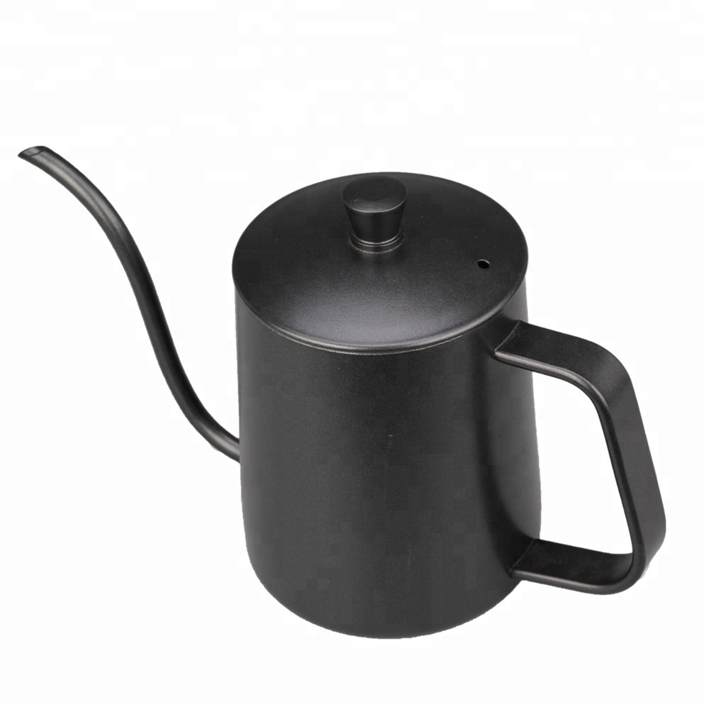 Caffettiera a becco stretto lungo in acciaio inox Stainless Steel Long Narrow Spout Coffee Pot